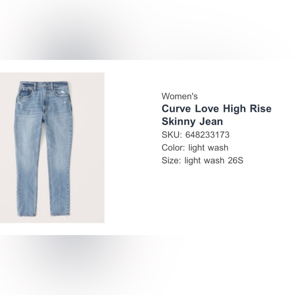 Curve Love High Rise
Skinny Jean